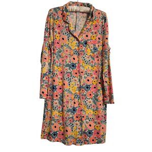 Little Sleepies Secret Garden Bamboo Nightgown Sleep Shirt Large